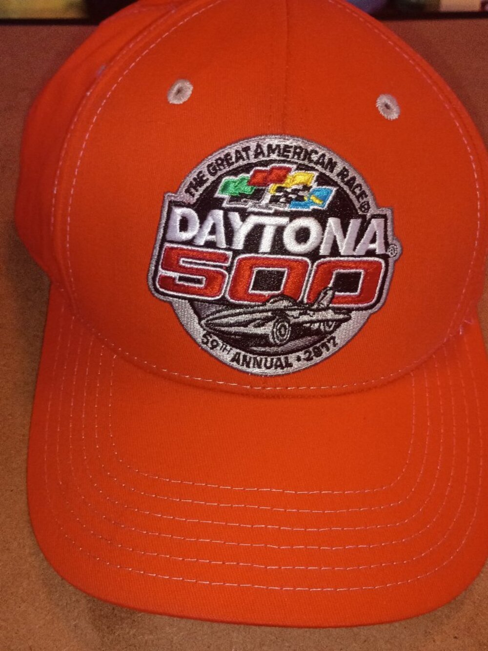 59th Daytona 500 Snapback Hat Baseball Cap 2017 NASCAR Stock Car Racing Vintage